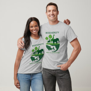 Biodiversity Harmony Grey T-Shirt