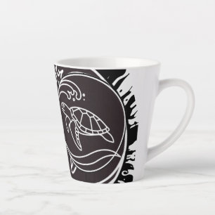 Biodiversity, ocean habitats, and eco Art T-Shirt Latte Mug