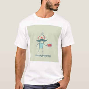 Bioengineering Scientist with Petri Dish T-Shirt
