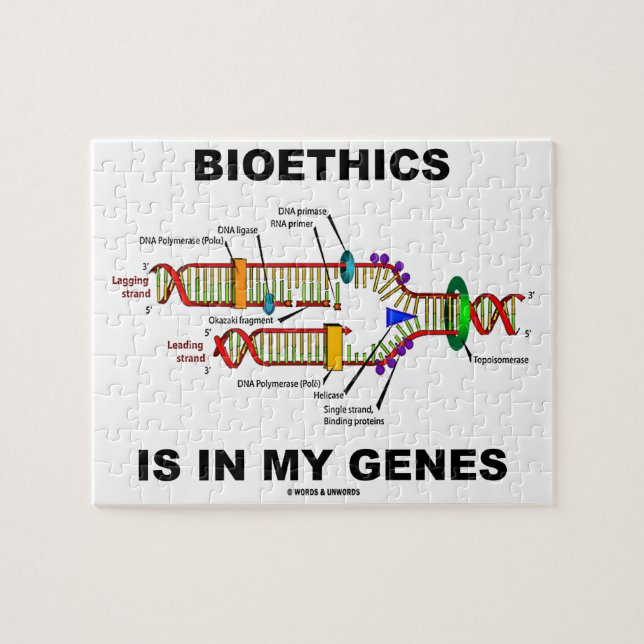 Bioethics Is In My Genes (DNA Replication) Jigsaw Puzzle (Horizontal)