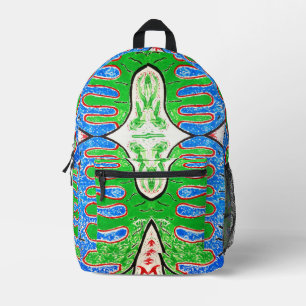 "BioForms" Abstract Pattern Backpack