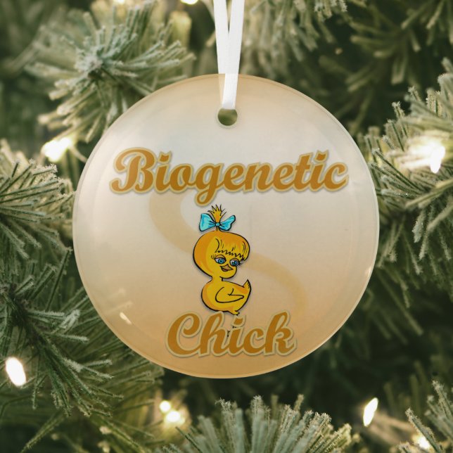 Biogenetic Chick Glass Tree Decoration (Insitu)
