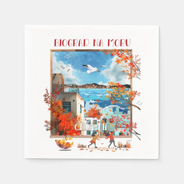 Biograd na Moru 2 Napkin (Front)