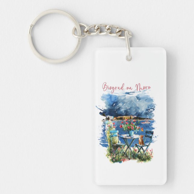 Biograd na moru 3 key ring (Front)