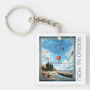 Biograd na moru 4 key ring