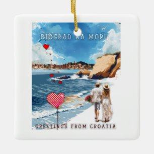 Biograd na moru 5 ceramic ornament