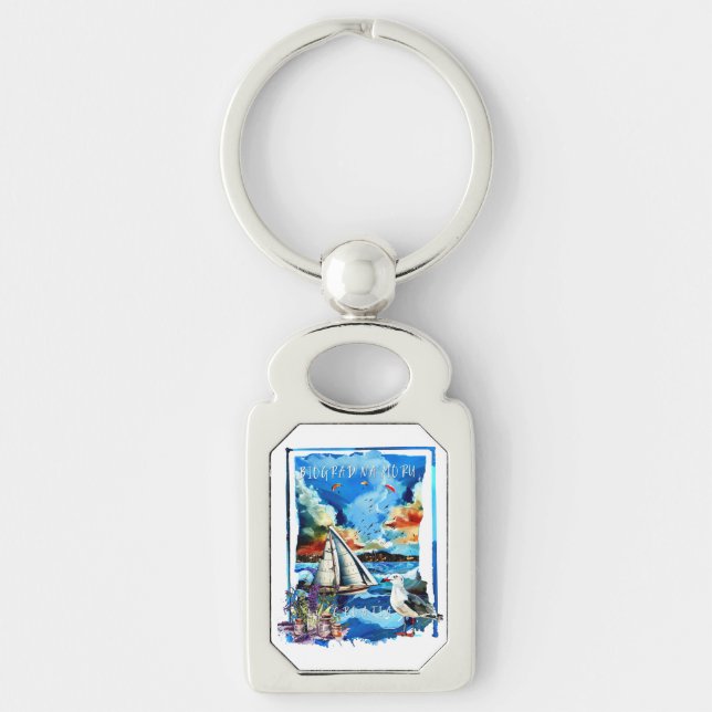 Biograd na Moru Key Ring (Front)