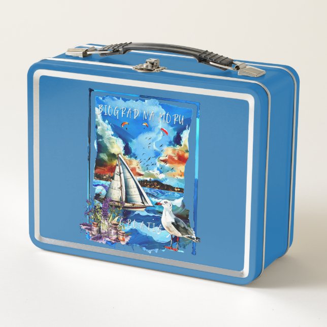 Biograd na Moru Metal Lunch Box (Front)