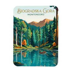 Biogradska Gora National Park Montenegro Magnet