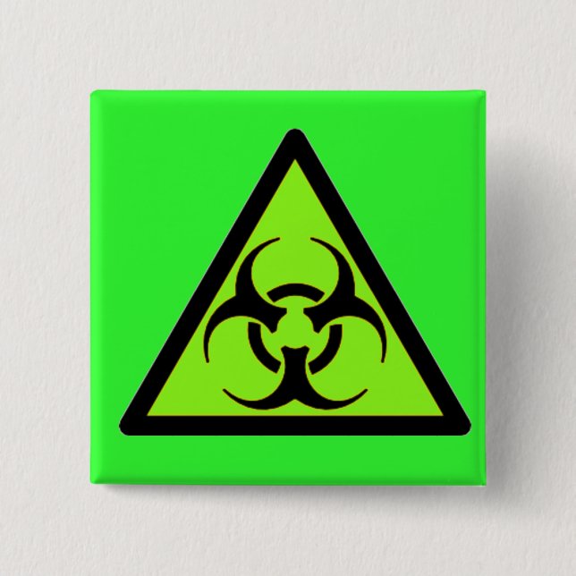 Biohazard 04 15 cm square badge (Front)