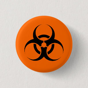 Biohazard 3 Cm Round Badge