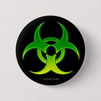 BioHazard 6 Cm Round Badge