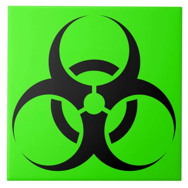 Biohazard Ceramic Tile (Front)