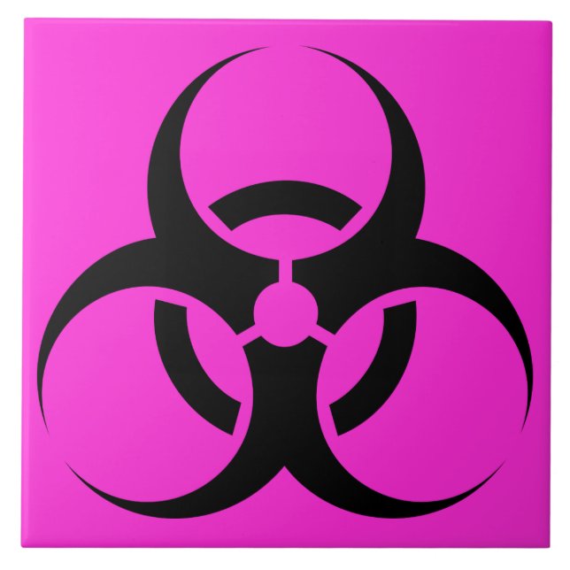 Biohazard Ceramic Tile (Front)