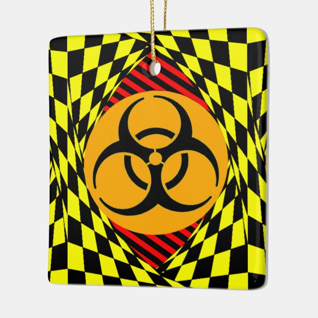 Biohazard Design by Kenneth Yoncich Ceramic Tree Decoration (Left)