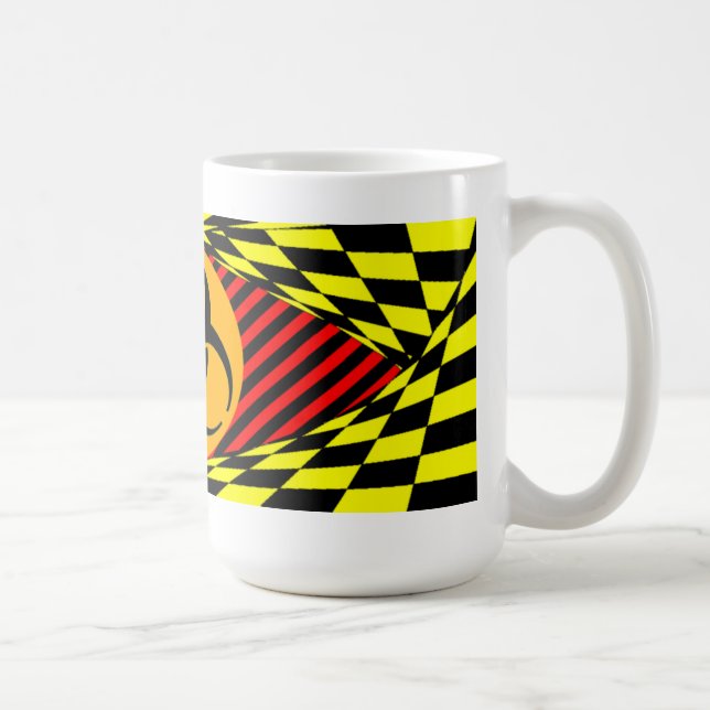 Biohazard Design by Kenneth Yoncich Coffee Mug (Right)