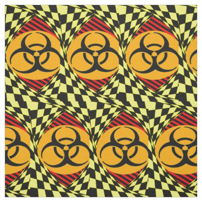 Biohazard Design by Kenneth Yoncich Fabric (Swatch)
