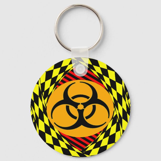Biohazard Design by Kenneth Yoncich Key Ring (Front)
