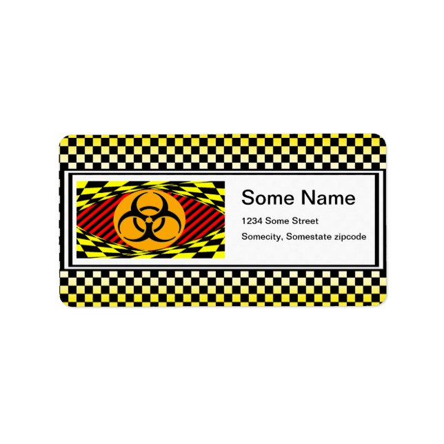 Biohazard Design by Kenneth Yoncich Label (Front)