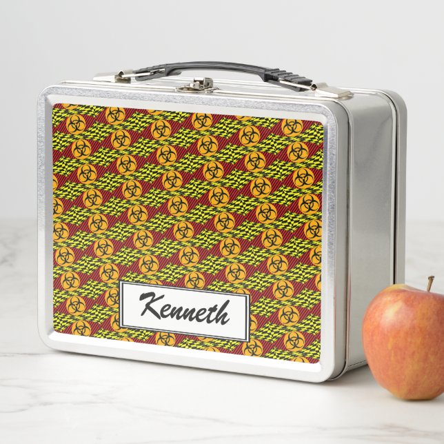 Biohazard Design by Kenneth Yoncich Metal Lunch Box (In Situ)