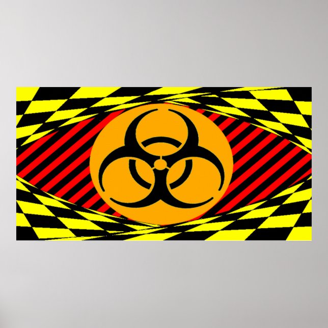 Biohazard Design by Kenneth Yoncich Poster (Front)