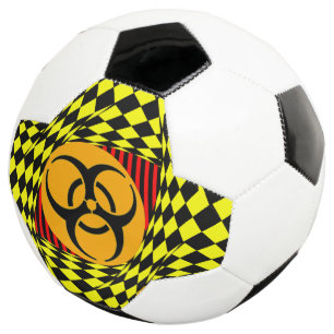Biohazard Design by Kenneth Yoncich Soccer Ball