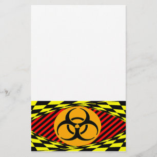 Biohazard Design by Kenneth Yoncich Stationery