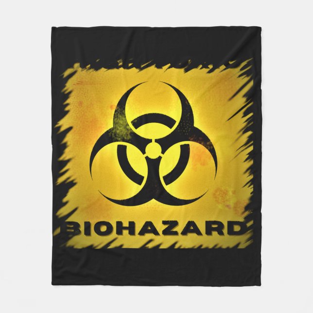 Biohazard Fleece Blanket (Front)