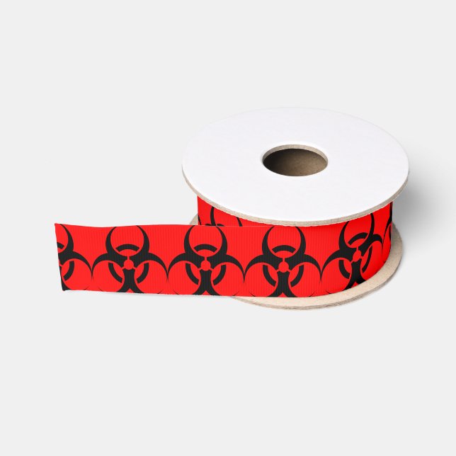 Biohazard Grosgrain Ribbon (Spool)