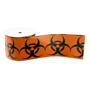 Biohazard Grosgrain Ribbon