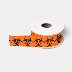 Biohazard Grosgrain Ribbon