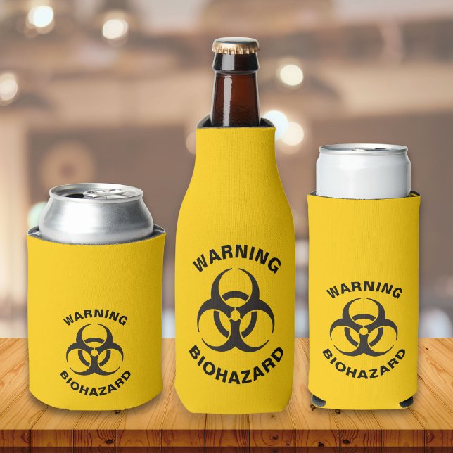 Biohazard Icon Bottle Cooler (Creator Uploaded)