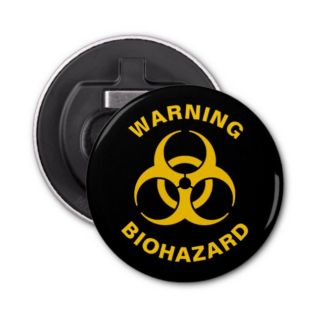 Biohazard Icon Bottle Opener (Front)