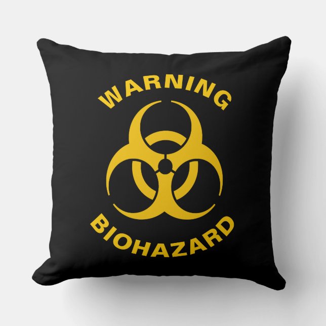 Biohazard Icon Cushion (Front)