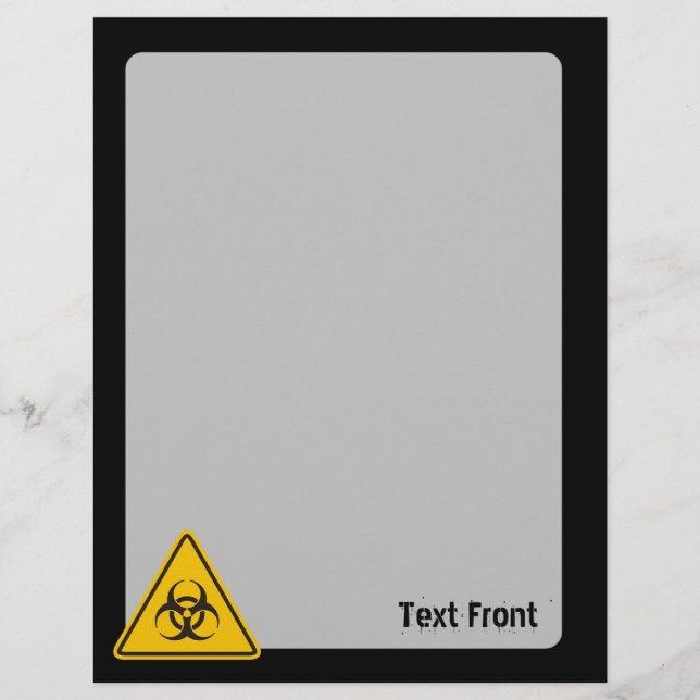 Biohazard Icon Flyer (Front)