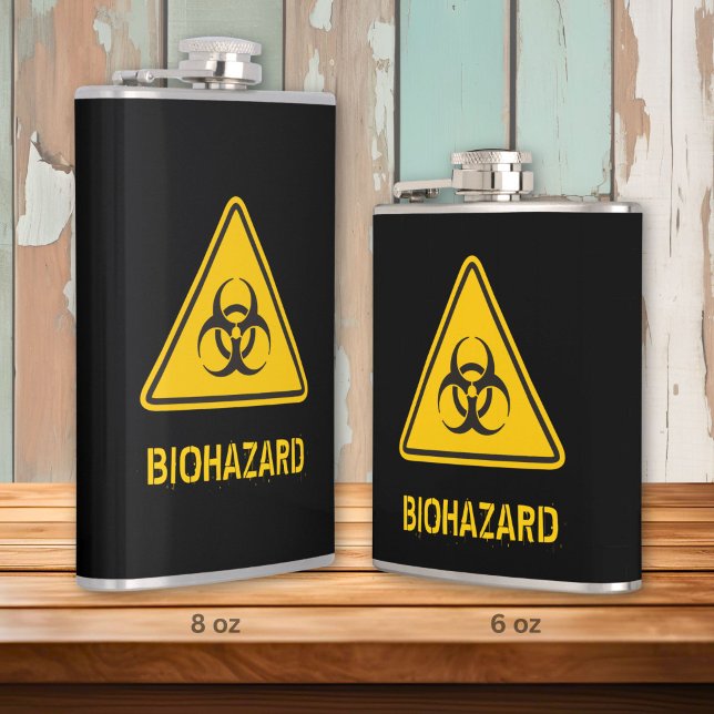 Biohazard Icon Hip Flask (Creator Uploaded)