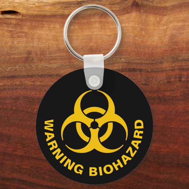 Biohazard Icon Keychain (Front)