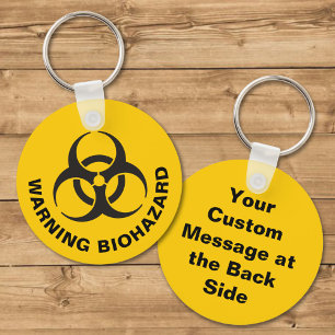Biohazard Icon Keychain