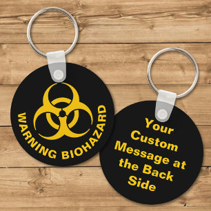 Biohazard Icon Keychain