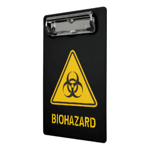 Biohazard Icon Mini Clipboard