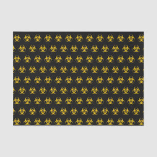 Biohazard Icon Pattern Tissue Paper