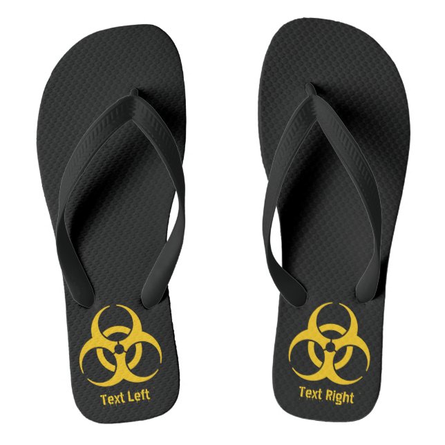 Biohazard Icon Thongs (Footbed)