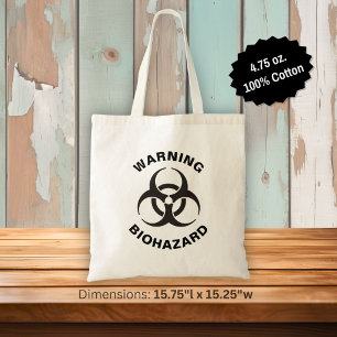 Biohazard Icon Tote Bag