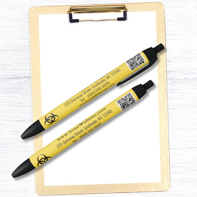 Biohazard Industry Black Ink Pen (Biohazard Industry Black Ink Pen by Office Accessories Shop)