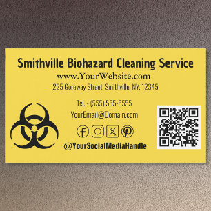 Biohazard Industry - Magnetic Business Card