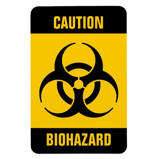 Biohazard Sign Magnet (Vertical)