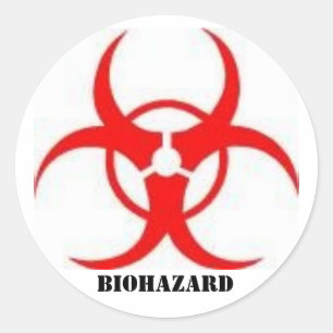 biohazard sign stickers
