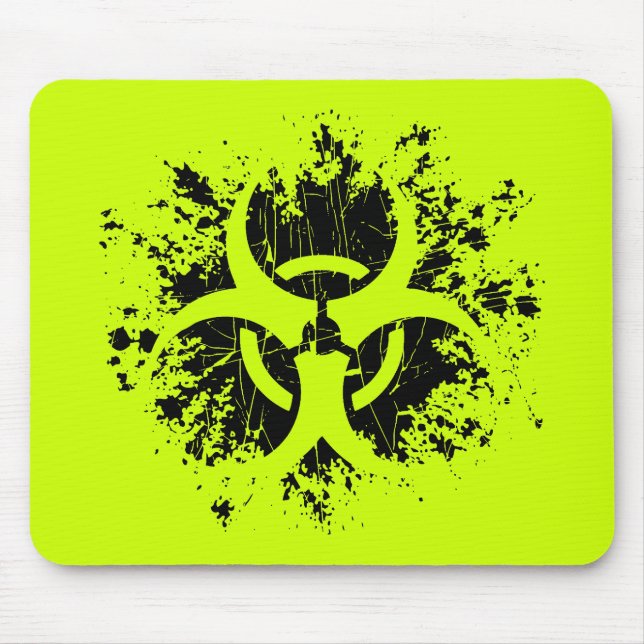 Biohazard -Splat Mouse Pad (Front)