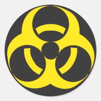 Biohazard Sticker