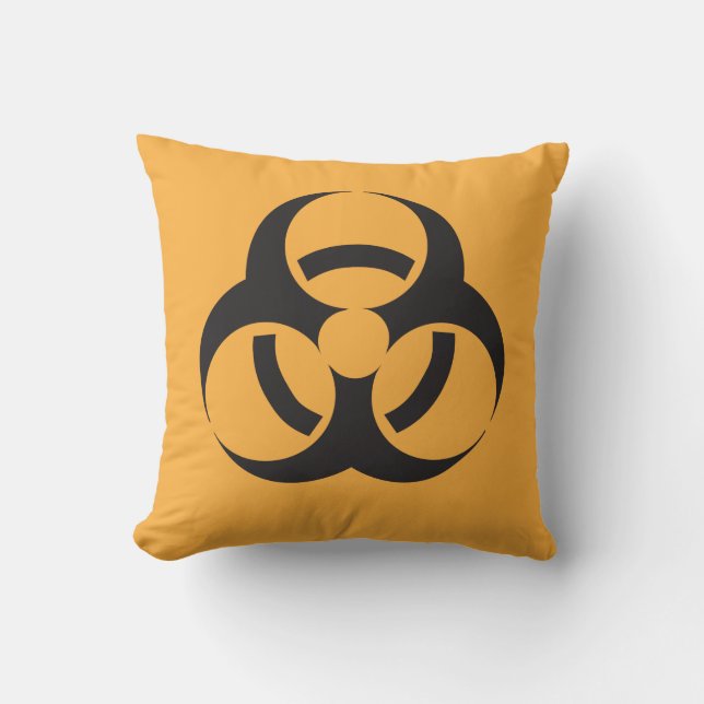 Biohazard Symbol Cushion (Front)